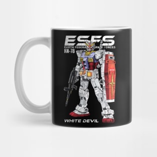 White Devil: Earth Federation Space Force Mug